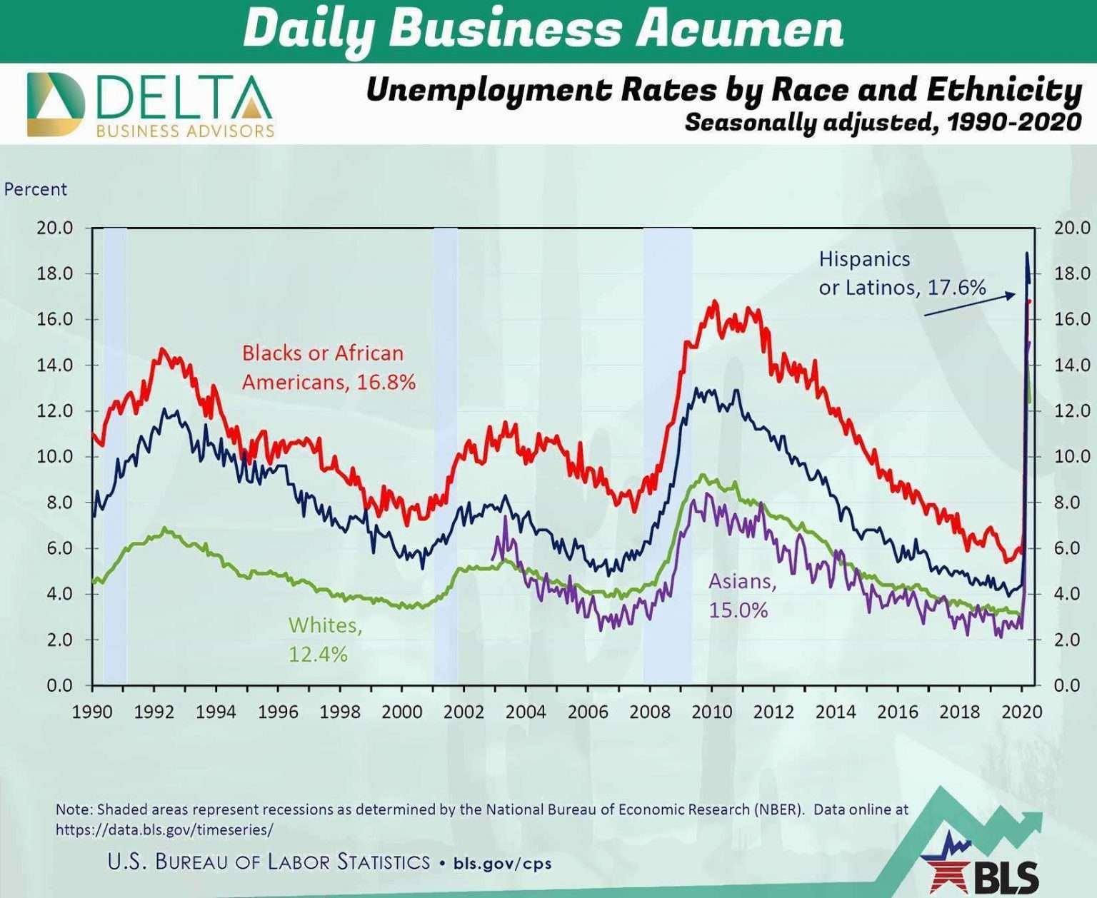 Unemployment Rates by Race and Ethnicity Delta Business Advisors